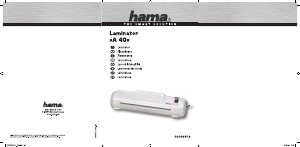 Manuale Hama A40 Plastificatrice