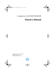 Handleiding Dell Inspiron M431R 5435 Laptop