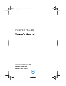 Manual Dell Inspiron M731R 5735 Laptop