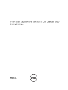 Instrukcja Dell Latitude E5420M Komputer przenośny