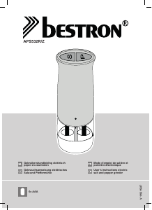 Manual Bestron APS532R Pepper and Salt Mill