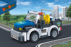 Manuale BanBao set 7017 Police Auto della polizia