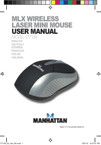 Manual Manhattan 177139 MLX Mouse