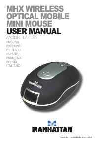 Manuale Manhattan 177535 MHX Mouse