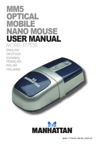 Manuale Manhattan 177559 MM5 Mouse