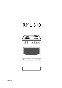 Käyttöohje Rosenlew RML510 Liesi