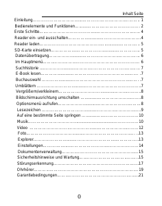 Bedienungsanleitung ODYS Scout E-reader