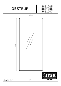 Manual JYSK Obstrup (68x152) Oglindă