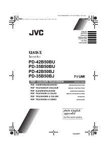 Bedienungsanleitung JVC PD-42B50BJ Plasma fernseher