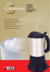 Manual de uso Samco Cremoso Batidor de leche