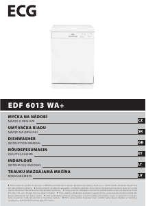 Rokasgrāmata ECG EDF 6013 WA+ Trauku mašīna