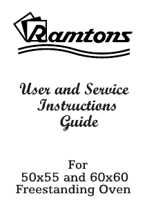 Handleiding Ramtons RF/184 Fornuis