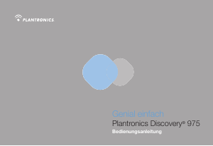 Bedienungsanleitung Plantronics Discovery 975SE Headset
