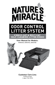 Manual Natures Miracle NMA900 Litter Box