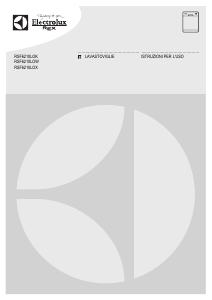 Manuale Electrolux-Rex RSF6210LOK Lavastoviglie