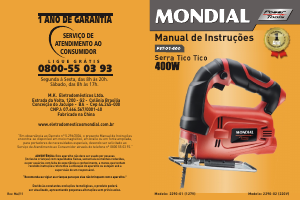 Manual Mondial FST-01-400 Serra de recortes