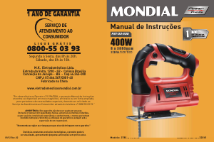 Manual Mondial FST-02-400 Serra de recortes