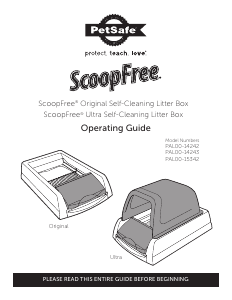 Manual PetSafe PAL00-15342 ScoopFree Litter Box