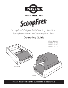 Manual PetSafe PAL00-14242 ScoopFree Litter Box