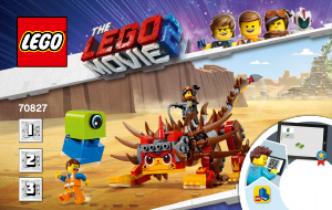 Kullanım kılavuzu Lego set 70827 Movie Ultrakedi ile Savaşçı Lucy!