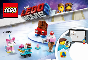Manual de uso Lego set 70822 Movie ¡Mejores Amigos de Unikitty en TODO EL MUNDO!