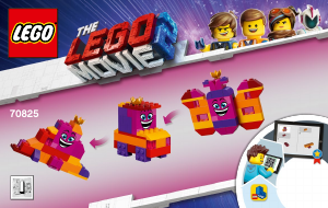 Kullanım kılavuzu Lego set 70825 Movie Kraliçe Watevranın Her Şey Kutusu!