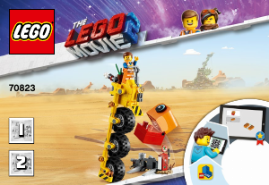 Manual de uso Lego set 70823 Movie Triciclo de Emmet