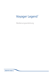 Bedienungsanleitung Plantronics Voyager Legend Headset