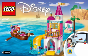 Návod Lego set 41160 Disney Princess Ariel a jej hrad pri mori