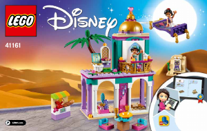 Manuale Lego set 41161 Disney Princess Le avventure nel palazzo di Aladdin e Jasmine