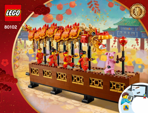 Manual Lego set 80102 Seasonal Dragon dance