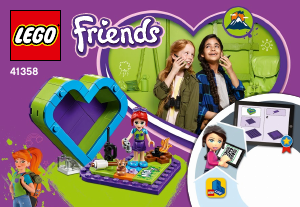Bruksanvisning Lego set 41358 Friends Mias hjerteboks