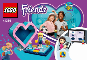 Bedienungsanleitung Lego set 41356 Friends Stephanies Herzbox