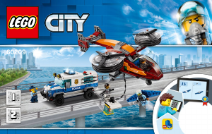 Manual Lego set 60209 City Furtul diamantelor cu politia aeriana