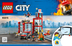 Manual Lego set 60215 City Statie de pompieri