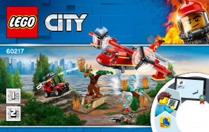 Manuale Lego set 60217 City Aereo antincendio