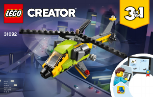 Manual Lego set 31092 Creator Aventura cu elicopterul