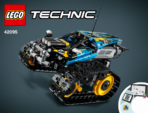 Brugsanvisning Lego set 42095 Technic Fjernbetjent stunt-racerbil