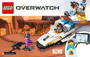 Manual de uso Lego set 75970 Overwatch Tracer vs. Widowmaker