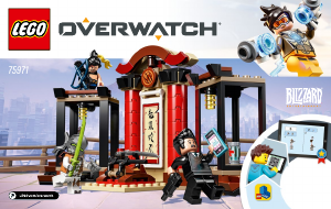 Kullanım kılavuzu Lego set 75971 Overwatch Hanzo, Genjiye Karşı