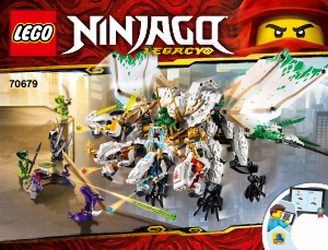Manual de uso Lego set 70679 Ninjago Ultradragón