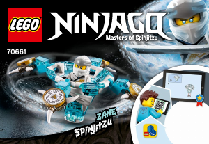 Руководство ЛЕГО set 70661 Ninjago Зейн: мастер Кружитцу