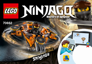 Brugsanvisning Lego set 70662 Ninjago Spinjitzu Cole