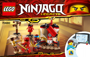 Manual Lego set 70680 Ninjago Monastery training