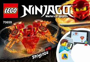 Bruksanvisning Lego set 70659 Ninjago Spinjitzu-Kai