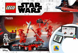 Manuál Lego set 75225 Star Wars Bojový balíček elitní pretoriánské stráže