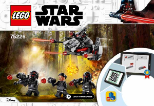 Manual Lego set 75226 Star Wars Pack de batalha Inferno Squad