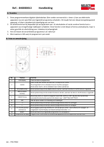 Handleiding Profile PHC-P002 Schakelklok