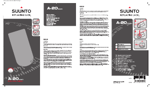 Manual de uso Suunto A-20 Brújula