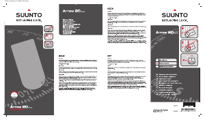 Bruksanvisning Suunto Arrow-20 Kompass